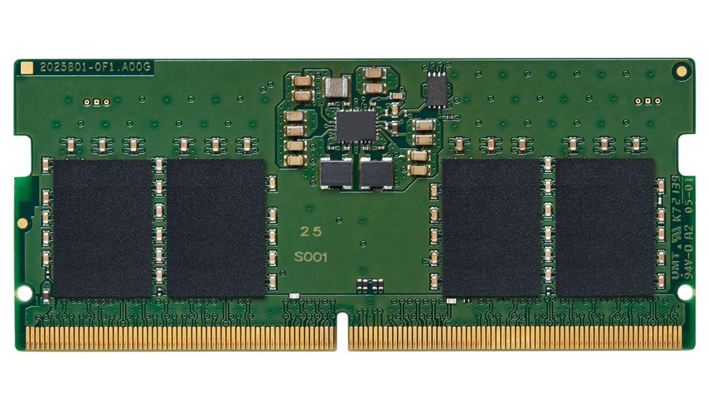 Оперативная память для ноутбука 8Gb Kingston KCP548SS6-8, SODIMM DDR V, PC-38400, 4800MHz