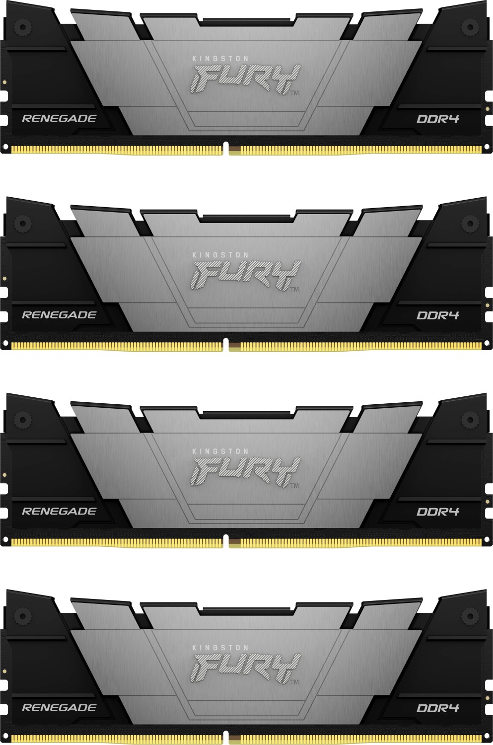 Оперативная память 64Gb Kingston FURY Renegade KF432C16RB12K4/64, DDR IV, PC-25600, 3200MHz, kit 4x16Gb