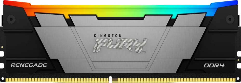 Оперативная память 8Gb Kingston FURY Renegade RGB KF432C16RB2A/8, DDR IV, PC-25600, 3200MHz