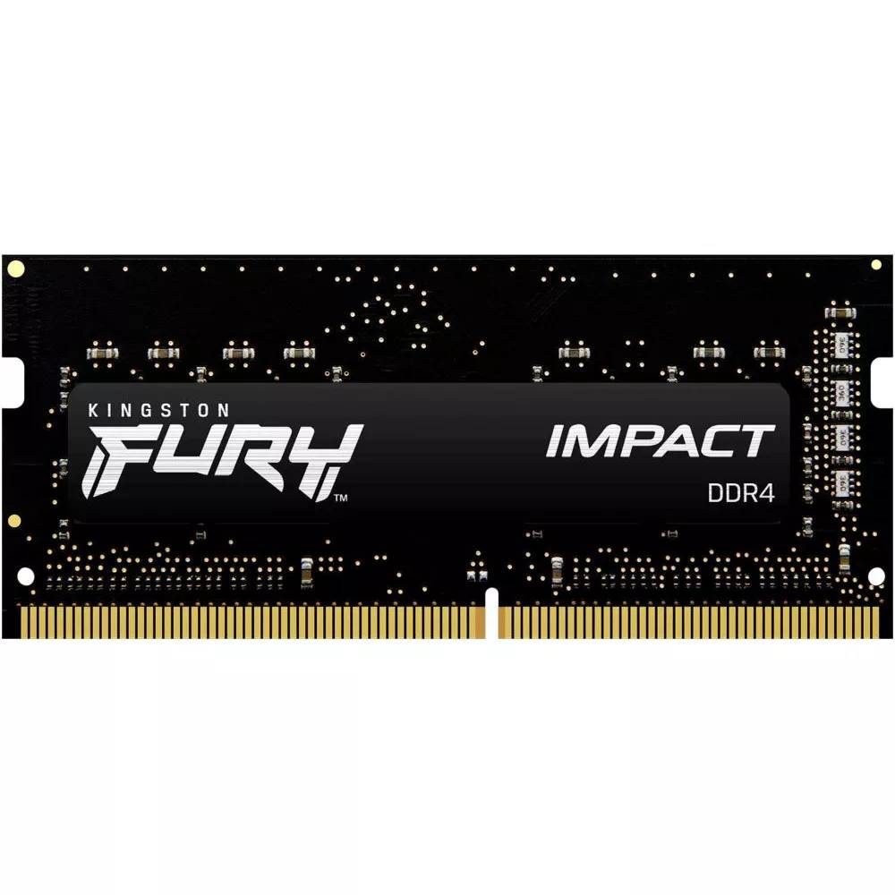 Оперативная память для ноутбука 16Gb Kingston FURY Impact KF432S20IB/16, SODIMM DDR IV, PC-25600, 3200MHz