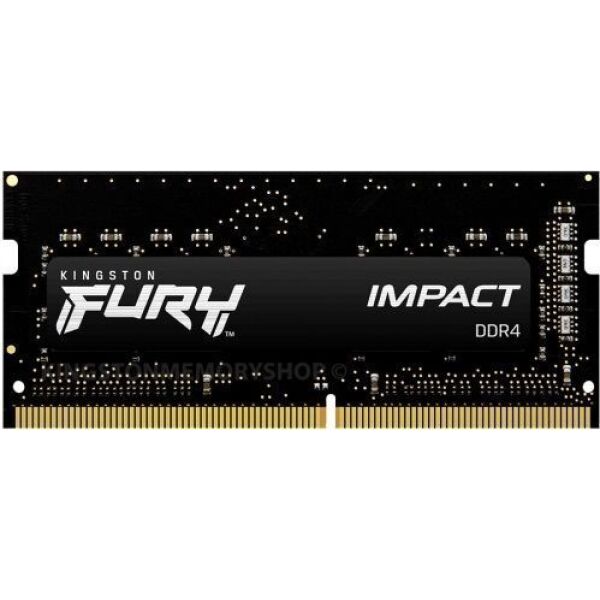 Оперативная память для ноутбука 32Gb Kingston FURY Impact KF432S20IB/32, SODIMM DDR IV, PC-25600, 3200MHz, OEM