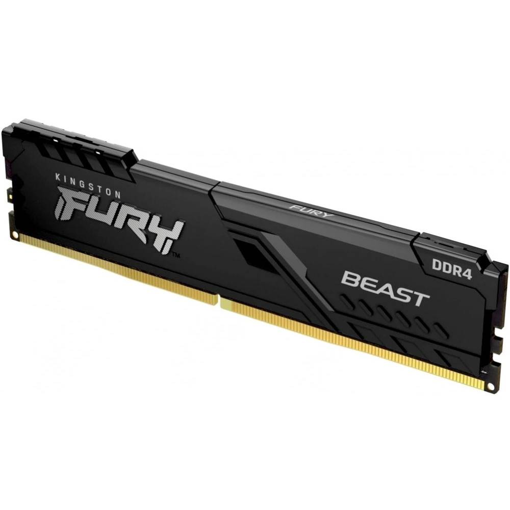 Оперативная память 8Gb Kingston FURY Beast Black KF436C17BB/8, DDR IV, PC-28800, 3600MHz, OEM