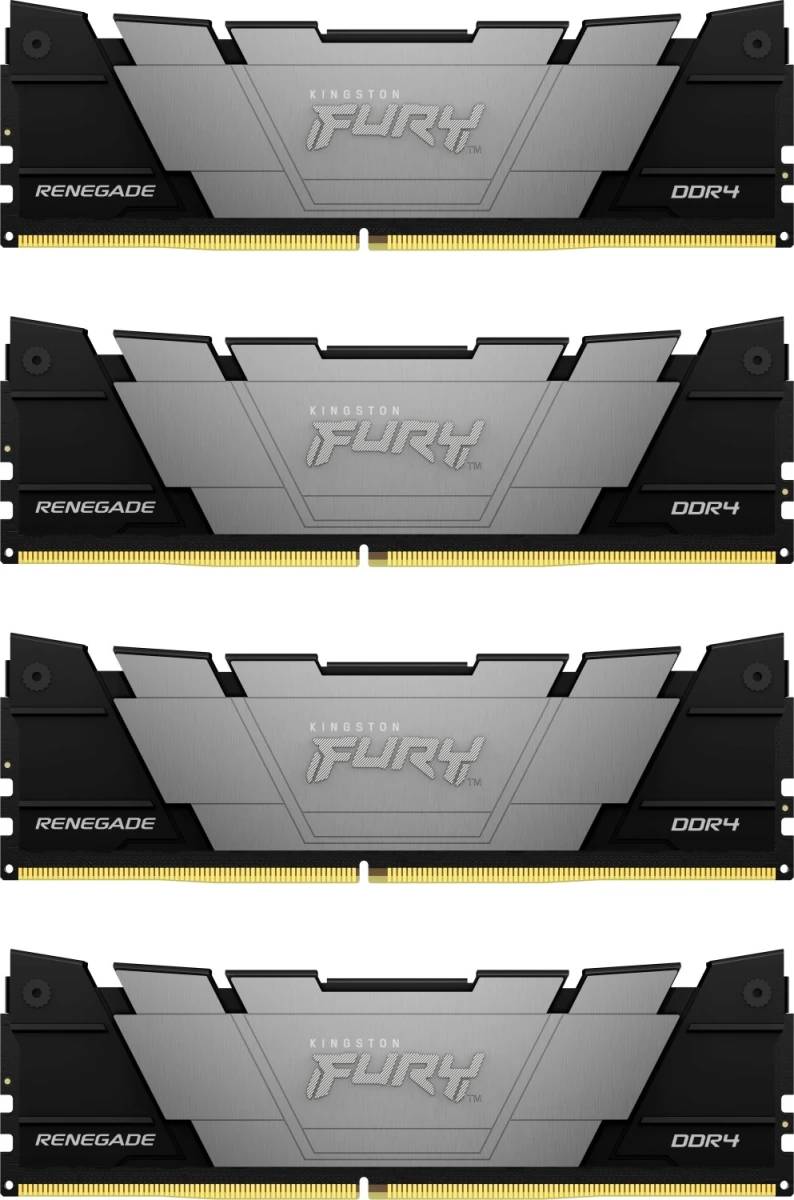 Оперативная память 128Gb Kingston FURY Renegade KF436C18RB2K4/128, DDR IV, PC-25600, 3600MHz, kit 4x32Gb