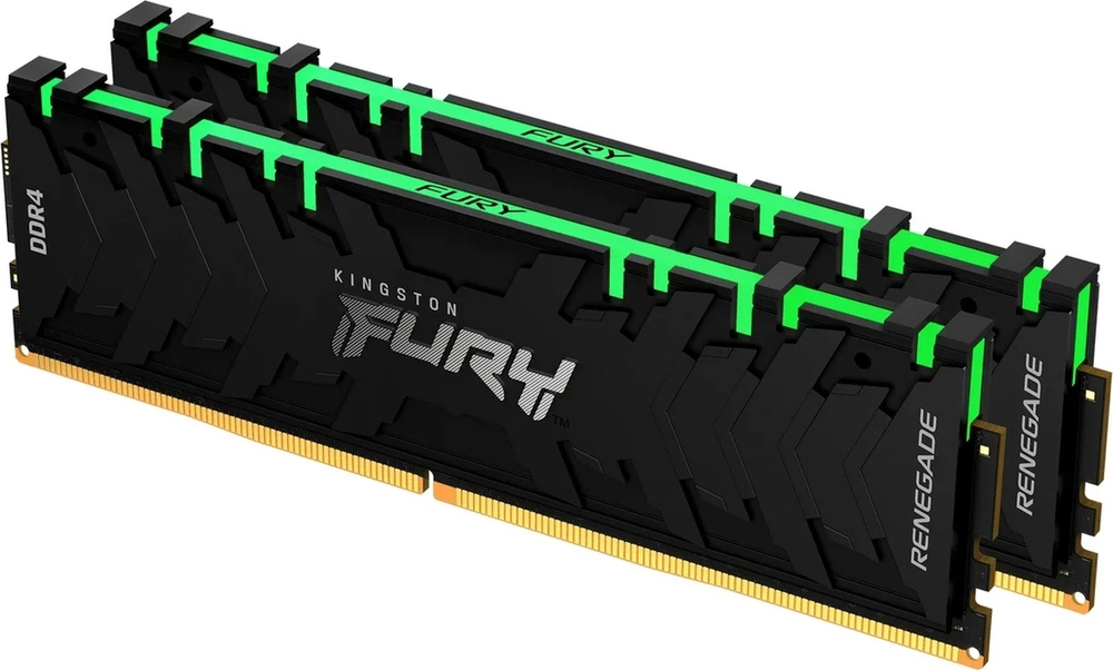 Оперативная память 16Gb Kingston FURY Renegade RGB KF440C19RBAK2/16, DDR IV, PC-32000, 4000MHz, kit 2x8Gb