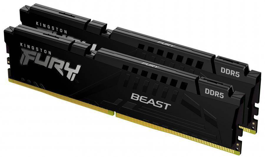 Оперативная память 32Gb Kingston FURY Beast Black EXPO KF552C36BBEK2-32, DDR V, PC-41600, 5200MHz, kit 2x16Gb