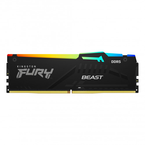 Оперативная память 8Gb Kingston FURY Beast RGB KF552C40BBA-8, DDR V, PC-41600, 5200MHz