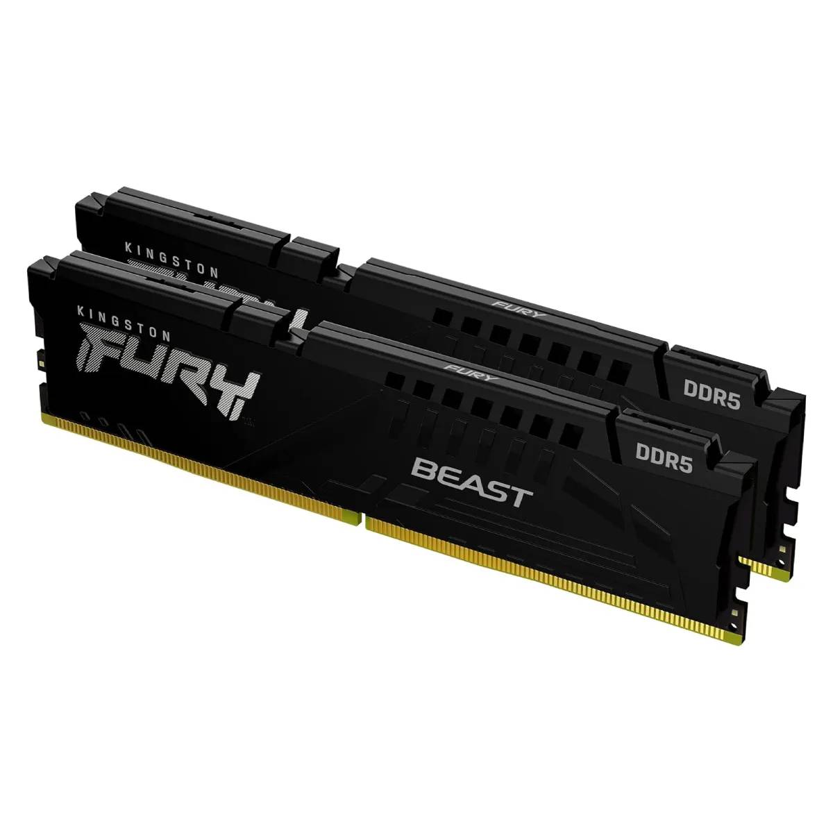 Оперативная память 128Gb Kingston FURY Beast Black KF556C36BBEK2-128, DDR V, PC-44800, 5600MHz, kit 2x64Gb