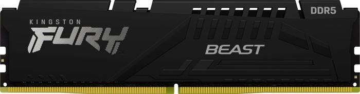 Оперативная память 16Gb Kingston FURY Beast Black KF556C40BB-16, DDR V, PC-44800, 5600MHz