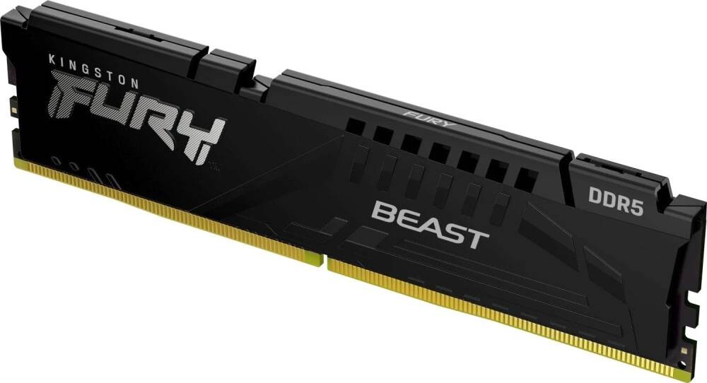 Оперативная память 16Gb Kingston FURY Beast Black KF560C30BBE-16, DDR V, PC-48000, 6000MHz