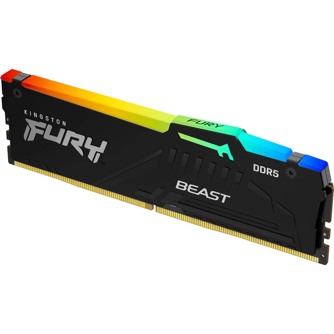 Оперативная память 8Gb Kingston FURY Beast Black RGB KF560C30BBEA-8, DDR V, PC-48000, 6000MHz