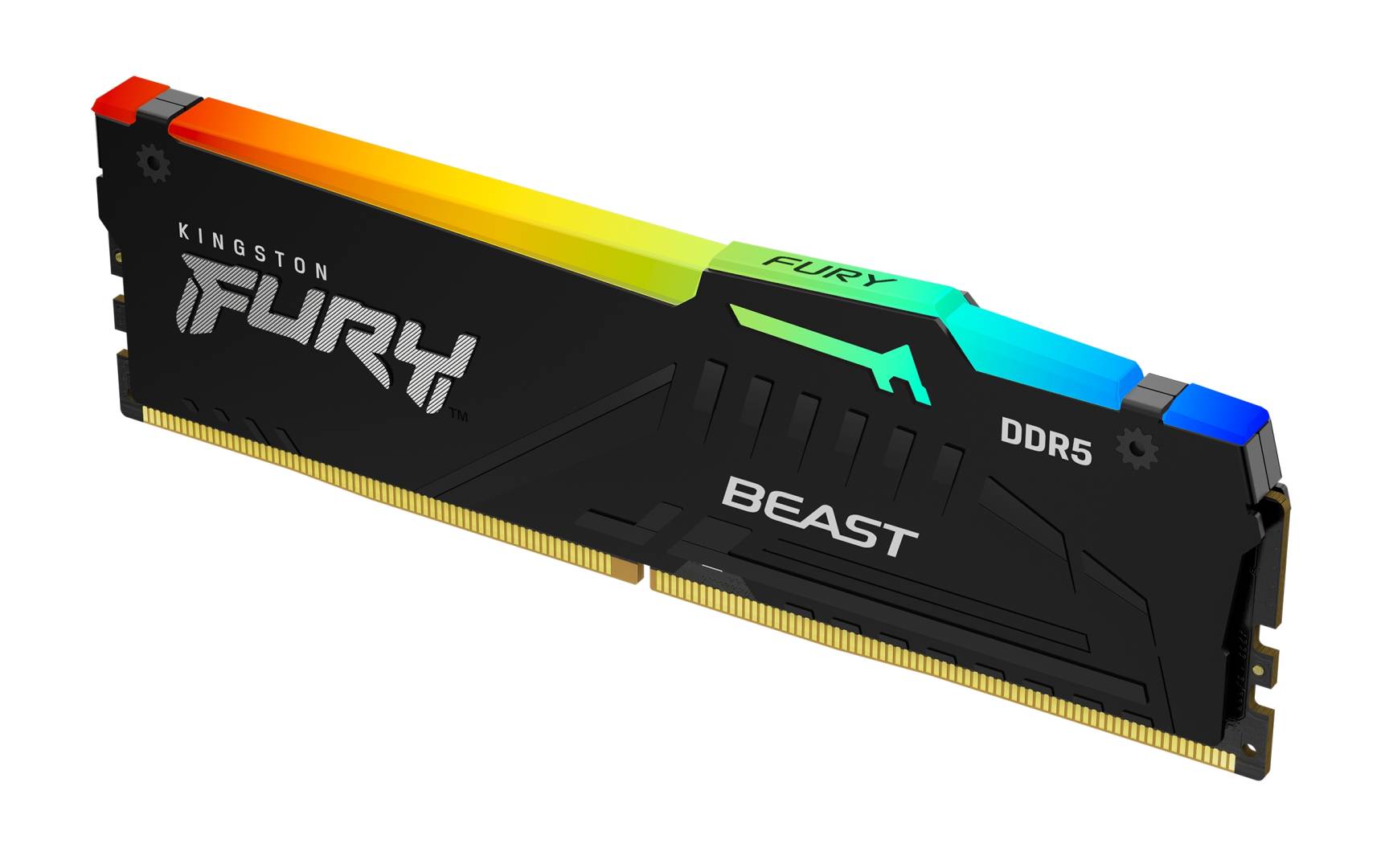 Оперативная память 16Gb Kingston FURY Beast Black RGB KF560C36BBE2A-16, DDR V, PC-48000, 6000MHz