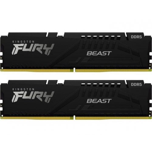 Оперативная память 32Gb Kingston FURY Beast Black EXPO KF560C36BBE2K2-32, DDR V, PC-48000, 6000MHz, kit 2x16Gb