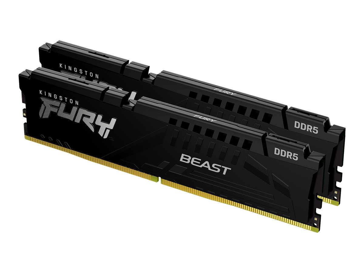 Оперативная память 64Gb Kingston FURY Beast Black EXPO KF560C36BBEK2-64, DDR V, PC-48000, 6000MHz, kit 2x32Gb