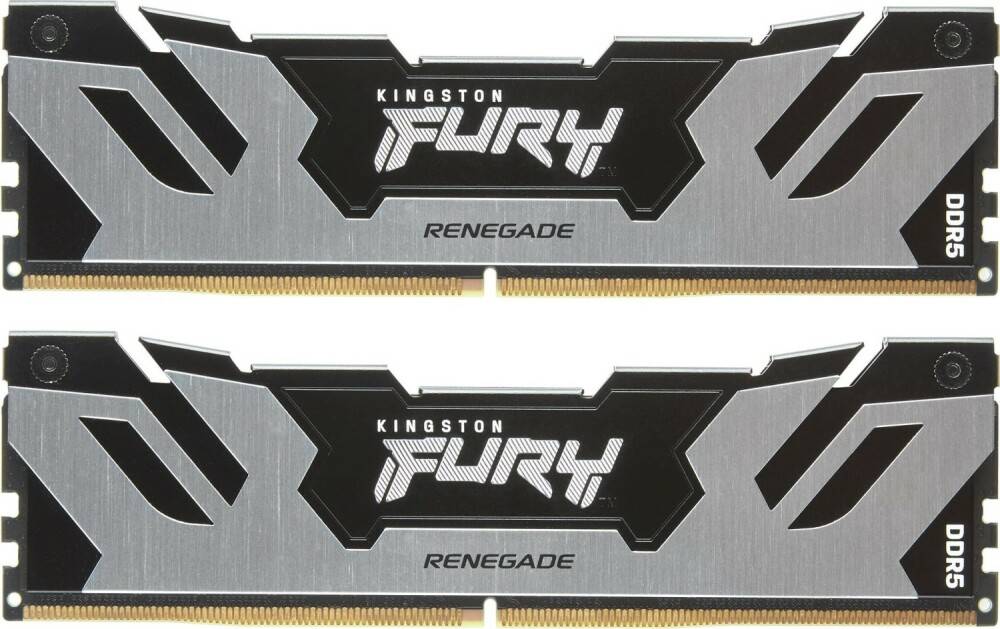 Оперативная память 96Gb Kingston FURY Renegade Silver KF564C32RSK2-96, DDR V, PC-51200, 6400MHz, kit 2x48Gb