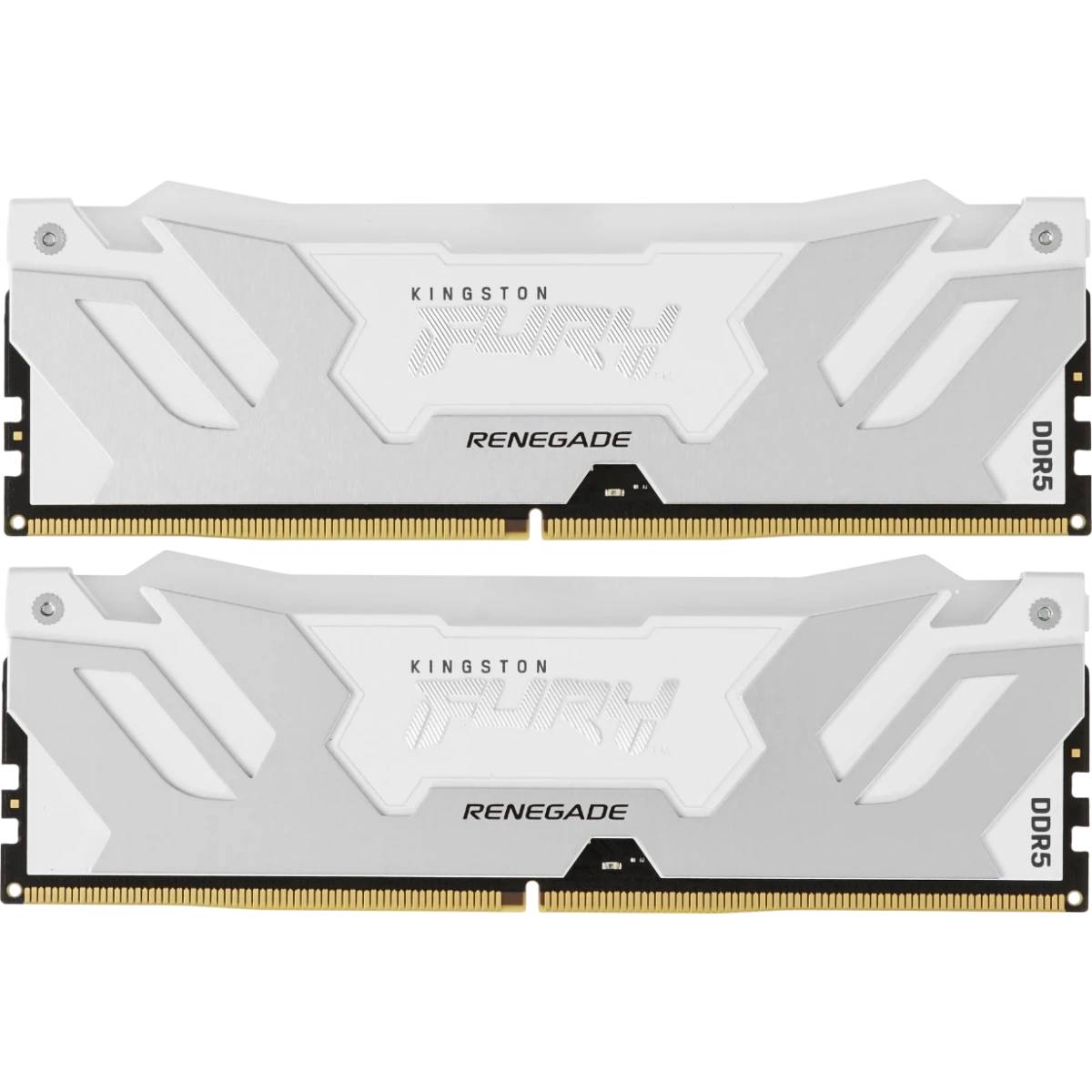 Оперативная память 32Gb Kingston Fury Renegade White KF572C38RWAK2-32, DDR V, PC-57600, 7200MHz, kit 2x16Gb