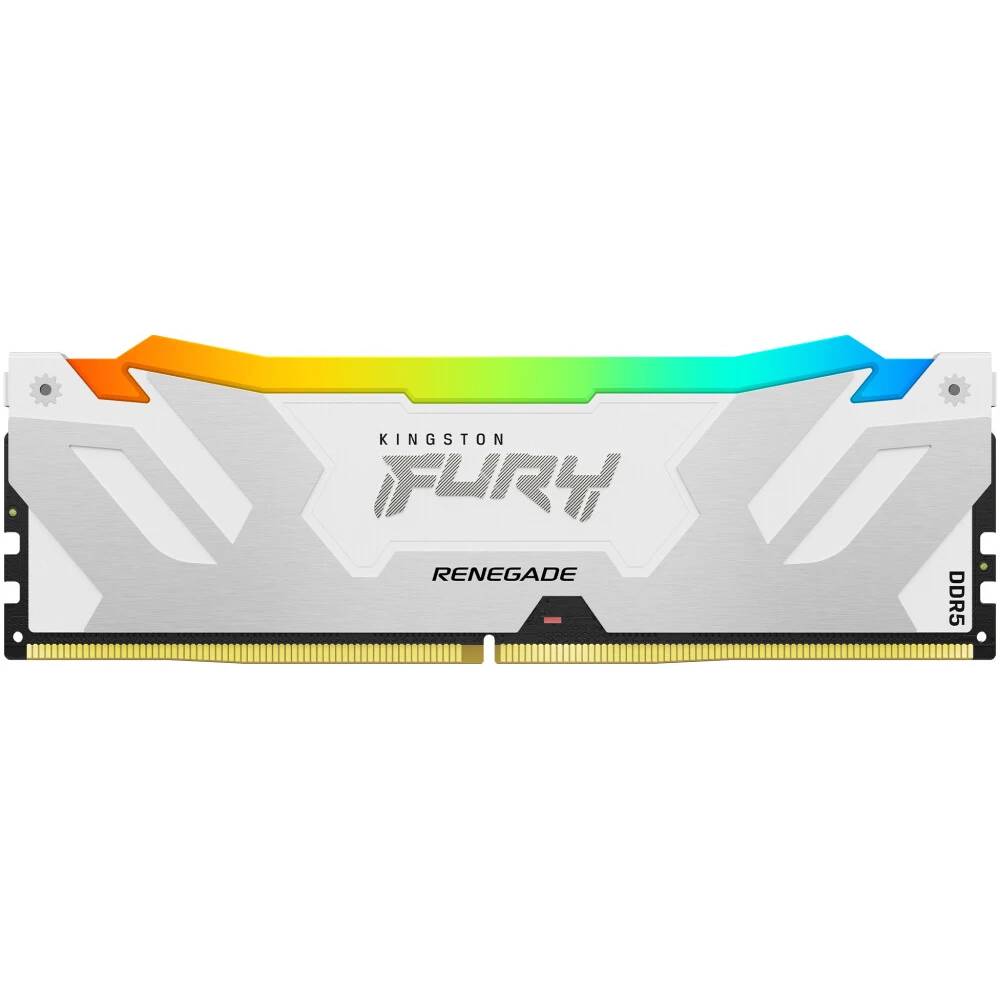 Оперативная память 16Gb Kingston Fury Renegade White KF576C38RWA-16, DDR V, PC-60800, 7600MHz