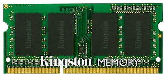 Оперативная память для ноутбука 2Gb Kingston ValueRAM KVR16LS11S6/2, SODIMM DDR III, PC-12800, 1600MHz, 1.35V