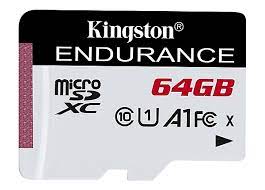 Карта памяти 64Gb Kingston High Endurance SDCE/64GB, SD Micro, SDXC Class 10, UHS-I U1