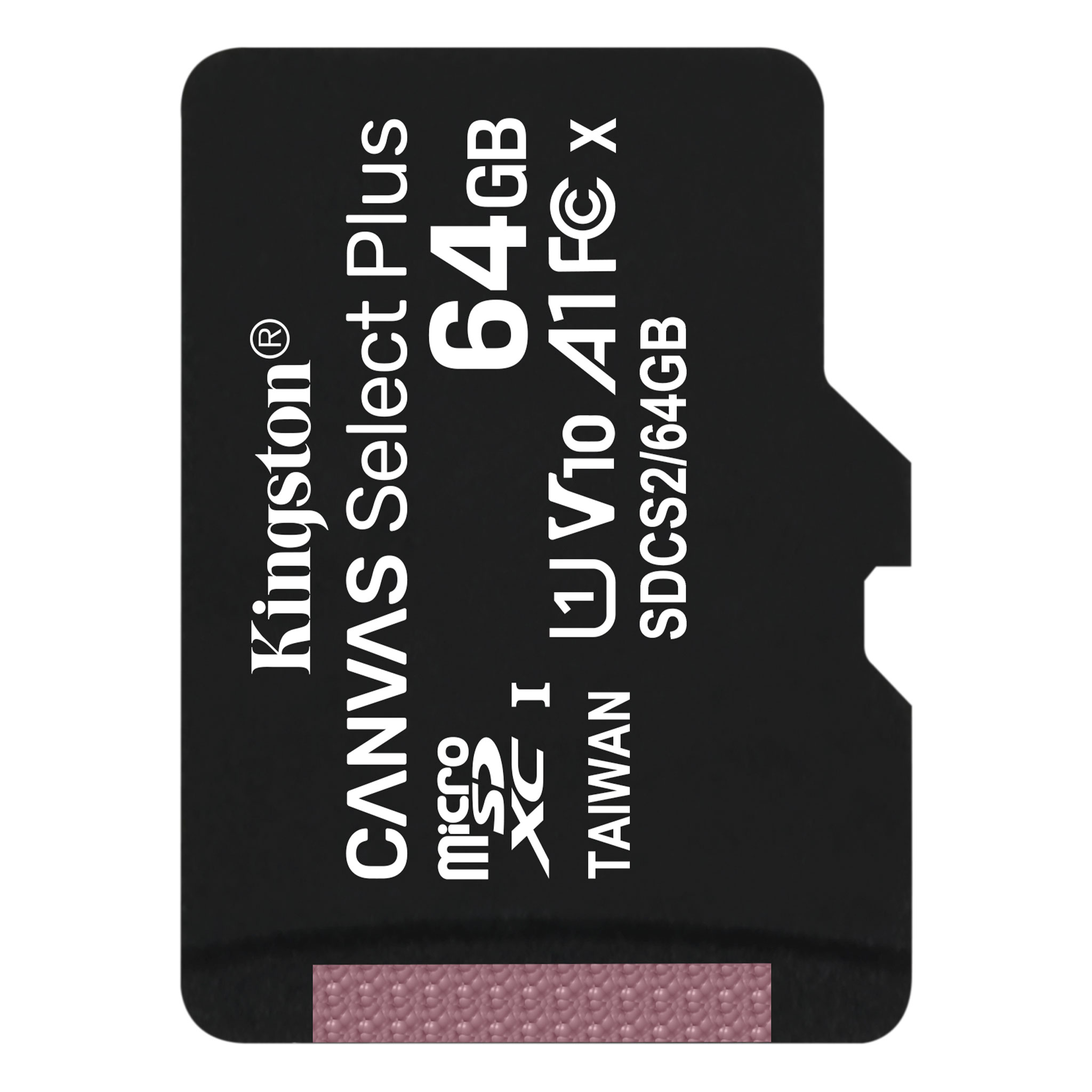 Карта памяти 64Gb Kingston Canvas Select Plus SDCS2/64GBSP, SD Micro, SDXC Class 10, UHS-I U1