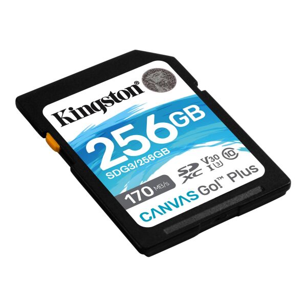 Карта памяти 256Gb Kingston SDG3/256GB, SD, SDXC Class 10, UHS-I U3