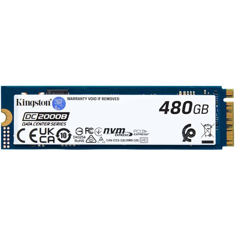 480Gb SSD Kingston DC2000B SEDC2000BM8/480G, (7000/800), NVMe M.2