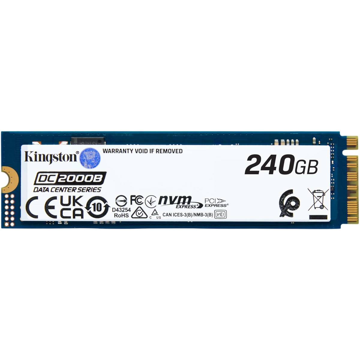 240Gb SSD Kingston DC2000B (SEDC2000BYM8/240G), (4500/400), NVMe M.2
