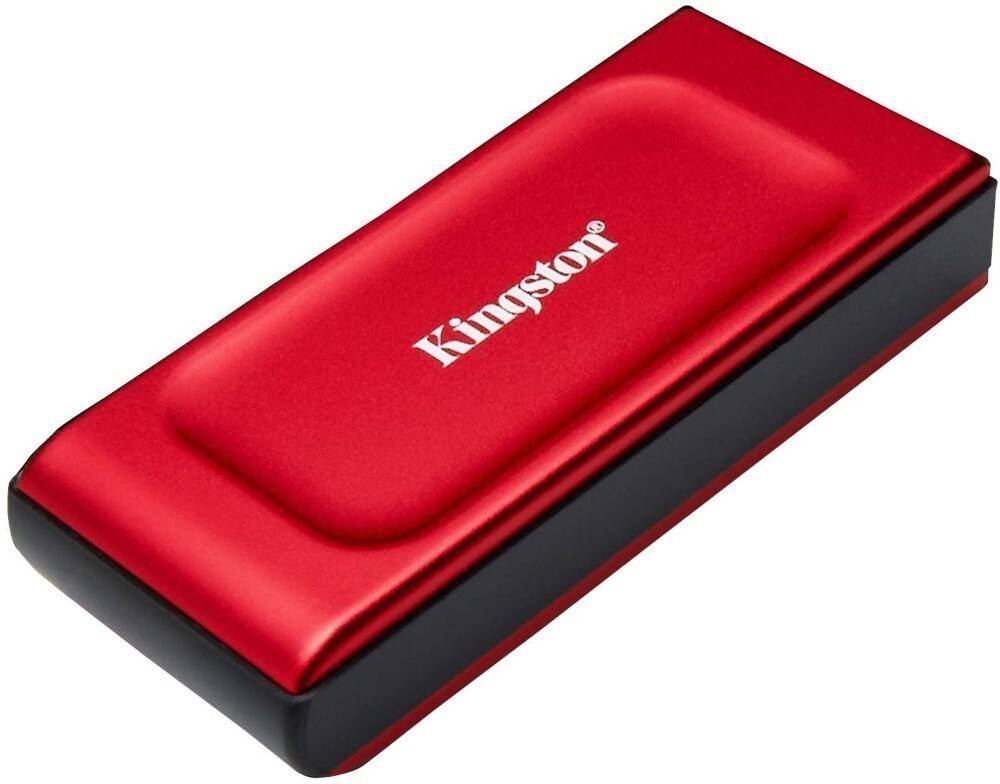 Внешний SSD 1Tb Kingston XS1000 SXS1000R/1000G, USB Type-C, Red
