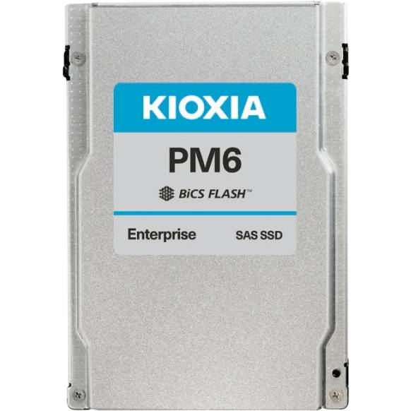 15.36Tb SSD Kioxia PM6-R (KPM6XRUG15T3), 2.5", (4150/3700), SAS