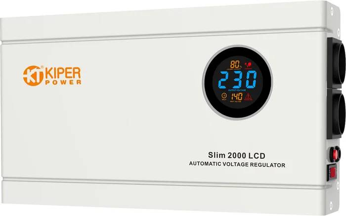 Стабилизатор Kiper Power Slim 2000 LCD (2000VA/1200W)