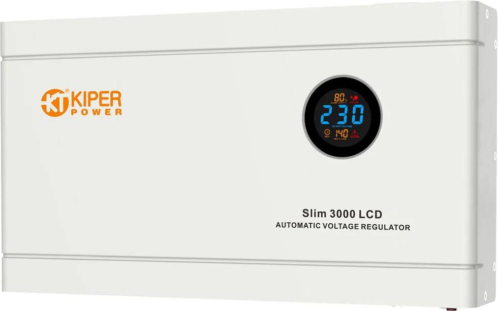 Стабилизатор Kiper Power Slim 3000 LCD (3000VA/1800W)