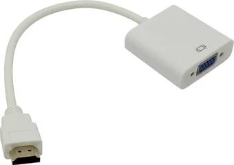 Кабель адаптер HDMI (M) - VGA (F) KS-is KS-315, White