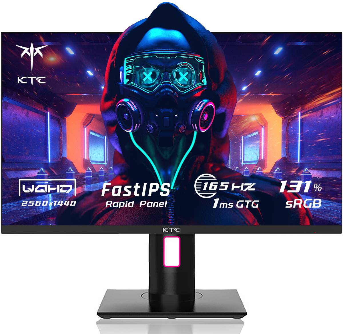 Монитор 27" KTC H27T22 Black, 2560x1440, IPS, 165Hz (2xHDMI, 2xDP)