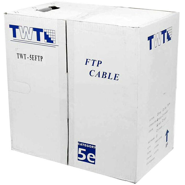 FTP кабель бухта 305м cat.5e Lanmaster TWT-5EFTP-OUT-TR, черный