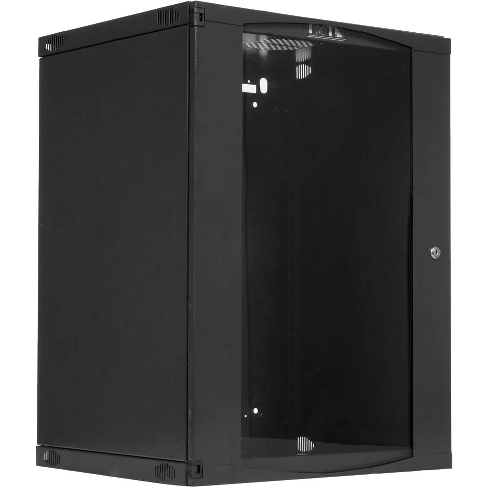 Шкаф коммутационный Lanmaster Next (TWT-CBWNG-12U-6X4-BK) настенный 12U 550x450мм пер.дв.стекл 60кг черный 18.5кг 658мм TWT-CBWNG-12U-6X4-BK