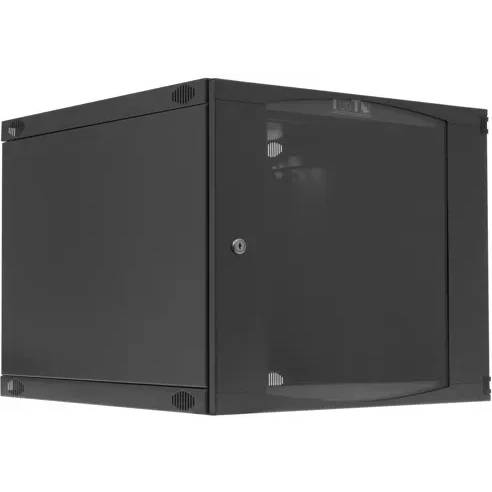 Шкаф коммутационный Lanmaster Next (TWT-CBWNG-9U-6X6-BK) настенный 9U 550x600мм пер.дв.стекл 60кг черный 19.5кг 494мм TWT-CBWNG-9U-6X6-BK