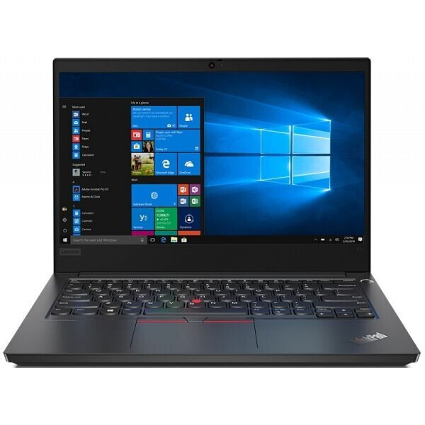 Ноутбук Lenovo ThinkPad E14 Gen 2 AMD (20T6006QMH), 14" IPS, Ryzen 3 4300U/ 8Gb/ 256SSD/ W10/ Black