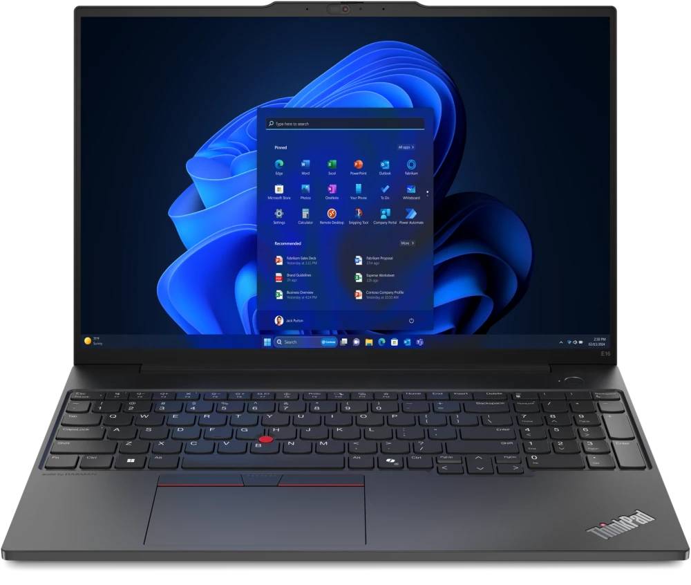 Ноутбук Lenovo ThinkPad E16 G2 21M6S1F000, 16" IPS, Ryzen 7 7735U/ 16Gb/ 512SSD/ Black