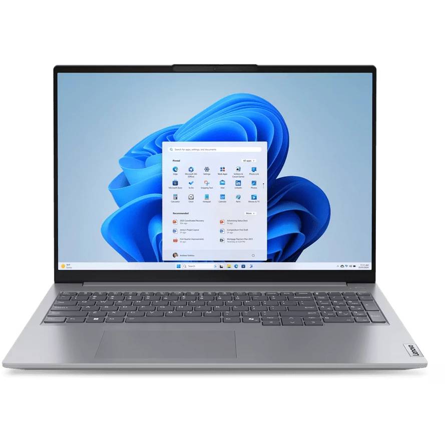 Ноутбук Lenovo ThinkBook 16 G7 IML (21MS008TRU), 16" IPS, Core Ultra 7 155H/ 16Gb/ 512SSD/ W11/ Grey