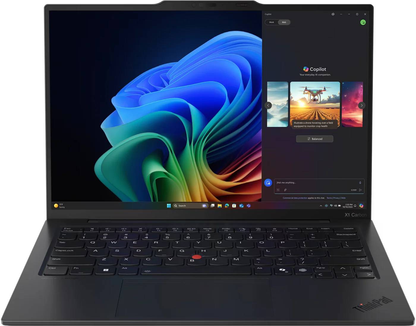 Ноутбук Lenovo ThinkPad X1 Carbon Gen 13 (21NS0014US), 14", Core Ultra 7 258U/ 32Gb/ 512SSD/ W11/ Black