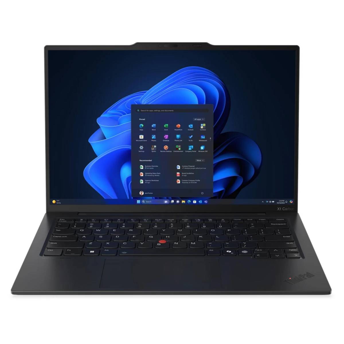 Ноутбук Lenovo ThinkPad X1 Carbon Gen 13 (21NS004LFW), 14" OLED, Core Ultra 7 258V/ 32Gb/ 512SSD/ W11/ Black