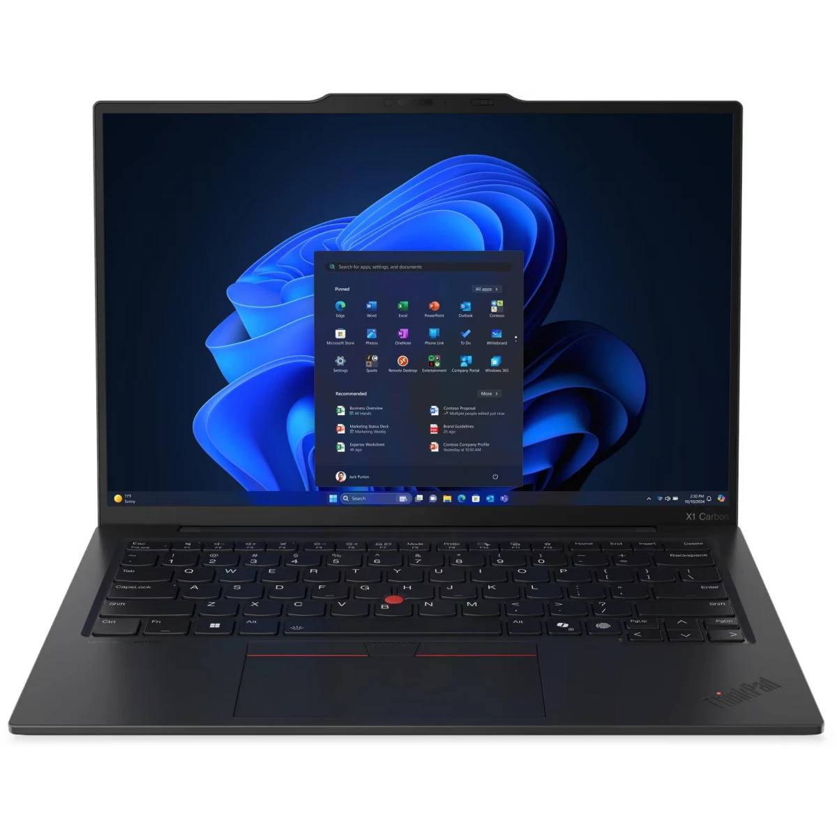 Ноутбук Lenovo ThinkPad X1 Carbon Gen 13 Aura Edition (21NX00F9US), 14" IPS, Intel Core Ultra 7 255U/ 32Gb/ 512GbSSD/ Black