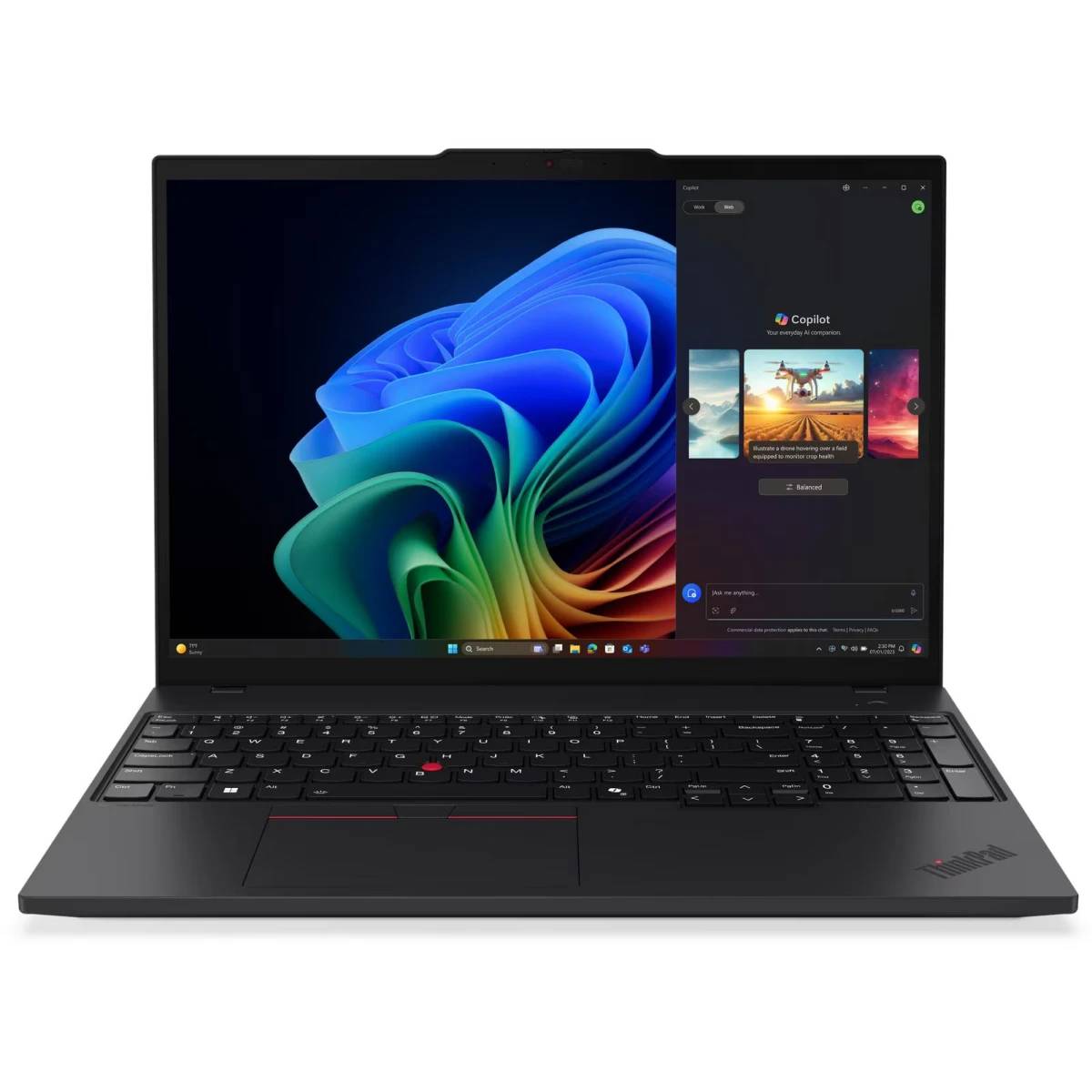 Ноутбук Lenovo ThinkPad T16 Gen 4 (21QN0049FW), 16" IPS, Ryzen AI 5 PRO 340/ 16Gb/ 512SSD/ Black