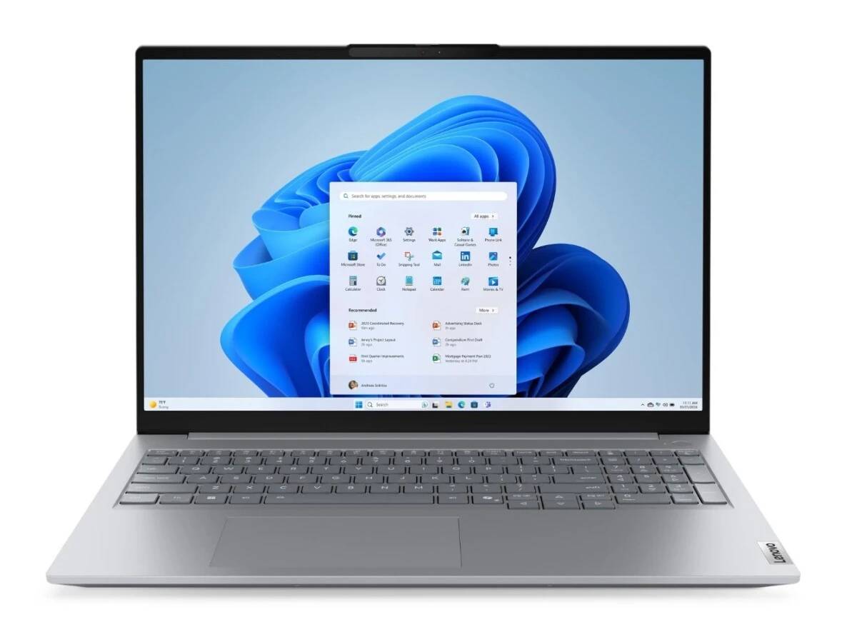 Ноутбук Lenovo Thinkbook 16 G8 IAL (21SK000EGQ), 16" IPS, Core Ultra 7 255H/ 16Gb/ 512SSD/ W11/ Grey