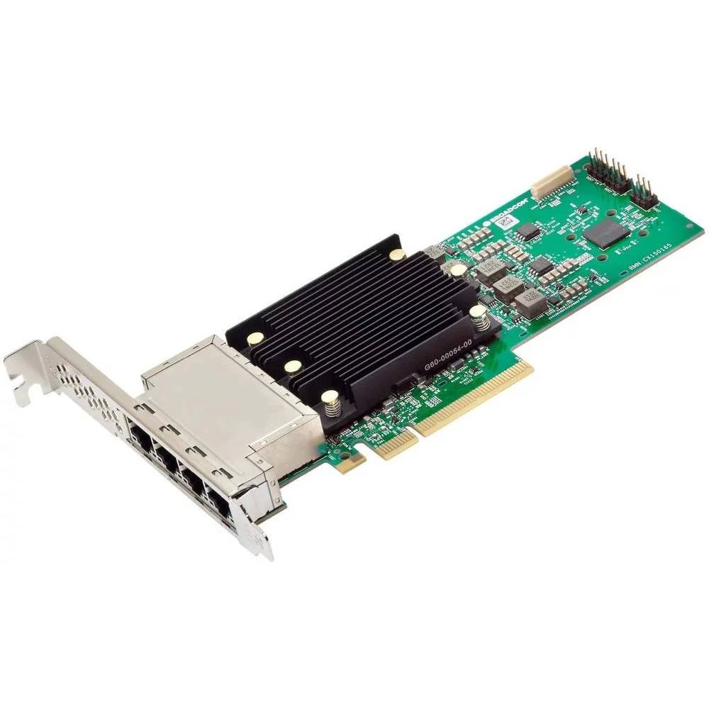 Сетевая карта Lenovo Broadcom 4XC7A95697, 4xLan 10Gbps, PCI-E