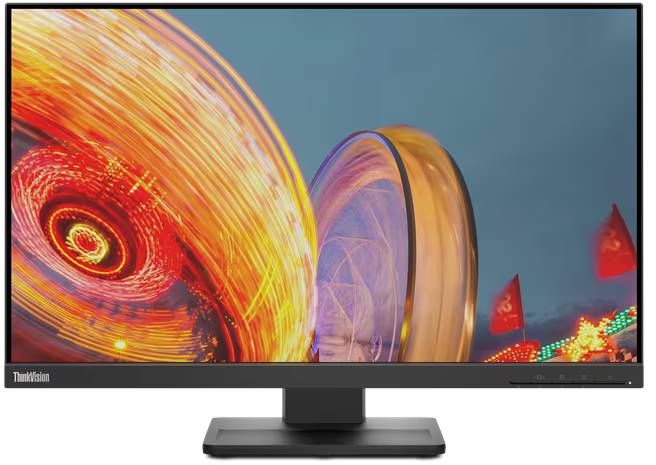 Монитор 23.8" Lenovo ThinkVision E24q-20 (62CFGAT1IS), 2560x1440, IPS, 75Hz, Speakers (HDMI, DP)