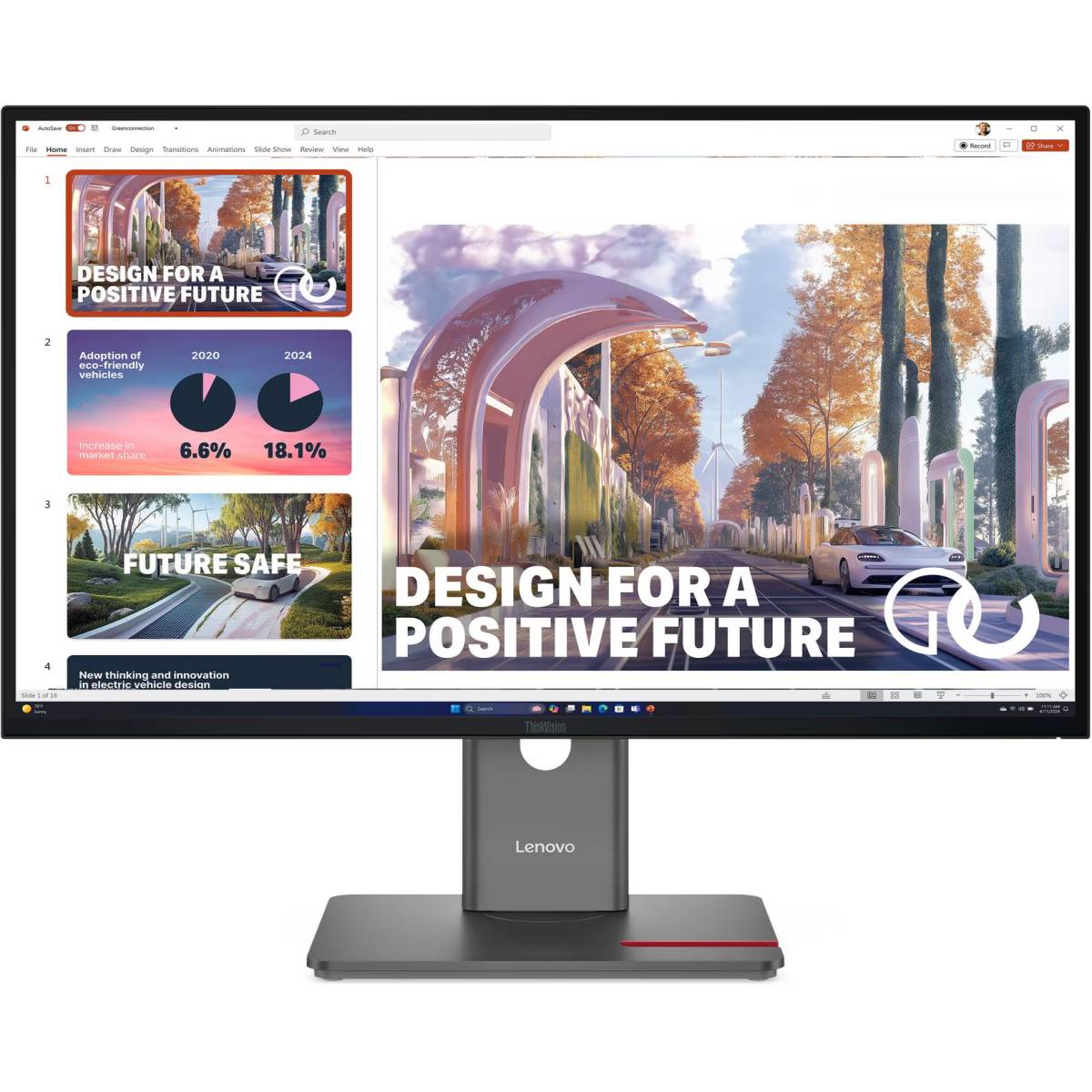 Монитор 27" Lenovo ThinkVision P27QD-40 (64B3GAT2EU), 2560x1440, IPS, 120Hz (HDMI, DP, USB Type-C)
