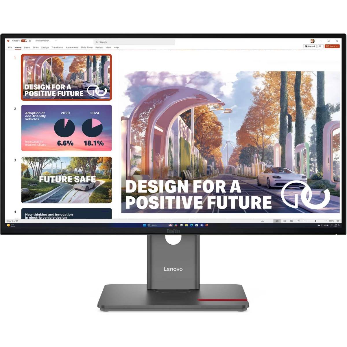 Монитор 27" Lenovo ThinkVision P27QD-40 (64B3GAT2UK), 2560x1440, IPS, 120Hz, (HDMI, DP)