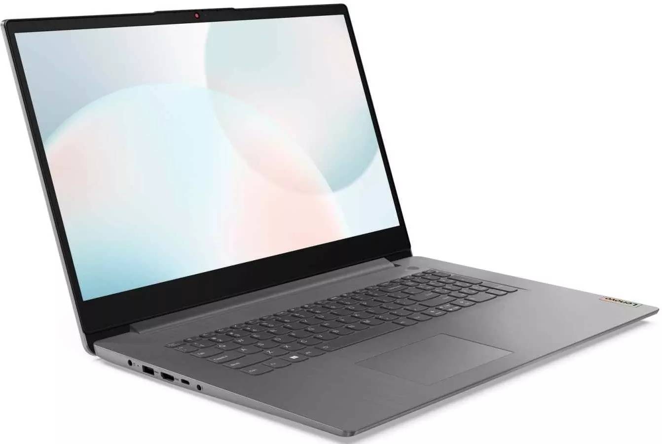 Ноутбук Lenovo IdeaPad 3 17ABA7 (82RQ004TRK), 17.3" IPS, Ryzen 5 5625U/ 8Gb/ 512SSD/ Grey
