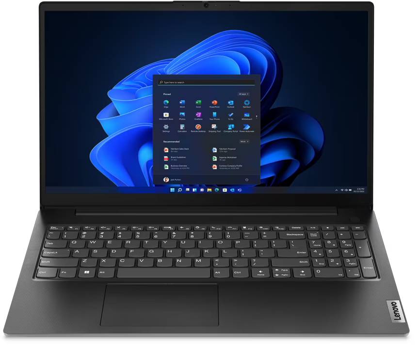 Ноутбук Lenovo V15 G4 AMN (82YU000GPS), 15.6", Ryzen 5 7520U/ 8Gb/ 256SSD/ Black