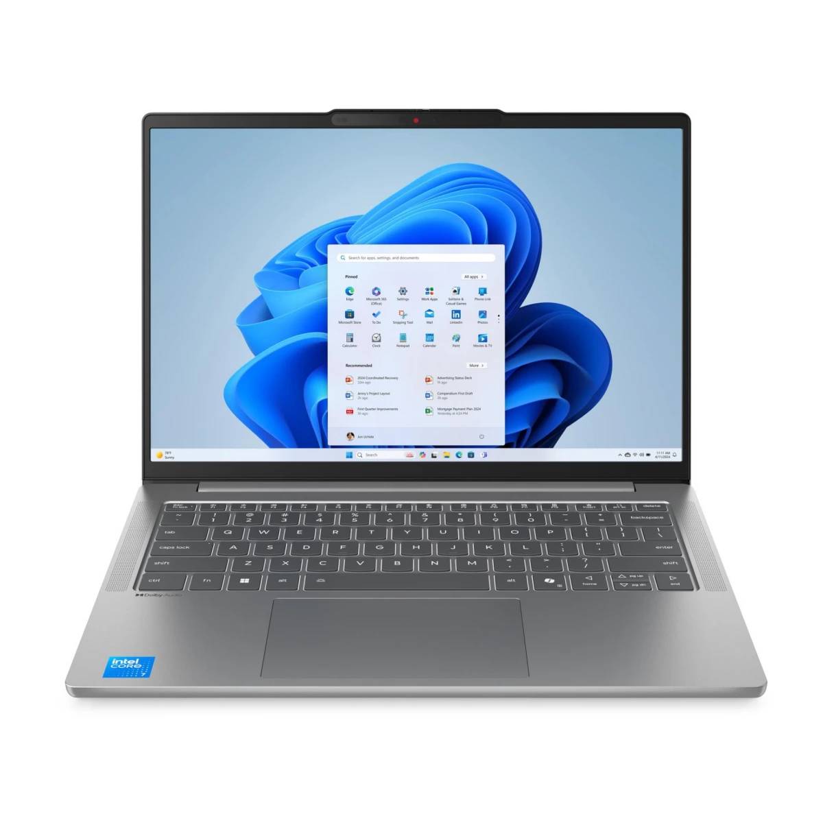 Ноутбук Lenovo IdeaPad Slim 5 14IRH10 (83J0001ARK), 14" OLED, Core 7 240H/ 32Gb/ 1TbSSD/ Grey